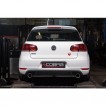 Cobra Sport Cat Back Venom Range výfuk pro VW Golf (5K) GTD 2.0 TDI - koncovka TP38-BLK