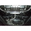 Cobra Sport Turbo Back výfuk VW Golf (5G) GTI - se sportovním katalyzátorem, s rezonátorem, koncovka TP38-BLK