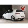 Cobra Sport Turbo Back výfuk VW Golf (5G) R - Non-Valved, bez sportovního katalyzátoru, s rezonátorem, koncovka TP89