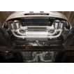 Cobra Sport Turbo Back výfuk VW Golf (5G) R - Non-Valved, bez sportovního katalyzátoru, bez rezonátoru, koncovka TP80