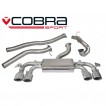 Cobra Sport Turbo Back exhaust VW Golf (5G) R - Valved / de-cat / non-resonated / TP89 tips