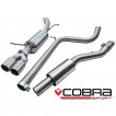 Cobra Sport Cat Back exhaust SEAT Ibiza FR (6J) 1.4 TSI - resonated / YTP18 tips