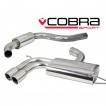 Cobra Sport Cat Back exhaust SEAT Leon FR (1P) 2.0 TFSI - resonated / TP27 tips
