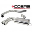 Cobra Sport Cat Back výfuk SEAT Leon Cupra (1P) 2.0 FSI - bez rezonátoru, koncovky YTP19