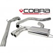 Cobra Sport Turbo Back exhaust SEAT Leon Cupra (1P) 2.0 FSI - de-cat / non-resonated / TP27 tips