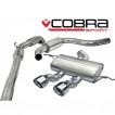 Cobra Sport Turbo Back exhaust SEAT Leon Cupra R (1P) 2.0 TSI - sports cat / resonated / TP34 tips
