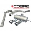 Cobra Sport Turbo Back exhaust SEAT Leon Cupra R (1P) 2.0 TSI - de-cat / resonated / TP34 tips