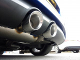 Catback exhaust VW Golf 5 R32 3,2 VR6 Milltek Sport - non-resonated / black tips