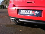 Catback exhaust VW Golf 4 V6 4-Motion Milltek Sport - resonated / polished tips
