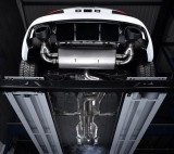 Catback výfuk AUDI RS3 8V Sportback 2,5 TFSI Milltek Sport - bez rezonátoru / černé koncovky