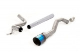 Catback výfuk VW Up! + Up! GTI 1,0 TSI Milltek Sport - bez rezonátoru / titanově modrá koncovka