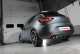 Catback výfuk SEAT Leon FR 2.0 TDI 150PS Milltek Sport - bez rezonátoru / titanové koncovky