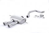 Catback Exhaust SEAT Leon Cupra R 2,0 TFSI 195kW K04 Milltek Sport - non resonated / polished tips