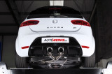 Turboback výfuk SEAT Leon Cupra R 2,0 TFSI 195kW K04 Milltek Sport - bez katalyzátoru / s rezonátorem / leštěné koncovky