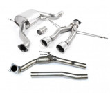 Turboback výfuk SEAT Leon Cupra R 2,0 TFSI 195kW K04 Milltek Sport - bez katalyzátoru / s rezonátorem / leštěné koncovky