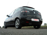 Catback výfuk SEAT Ibiza 6L 1.9 TDI Milltek Sport - bez rezonátoru / leštěná dvojitá koncovka