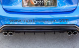 Maxton Design Spoiler zadního nárazníku Ford Focus Mk4 ST/ST-Line V.1 s koncovkami výfuku - texturovaný plast