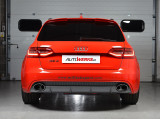Klapkový catback výfuk AUDI RS4 B8 Avant 4.2 FSI Milltek Sport - bez rezonátoru