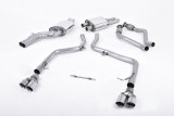Race Catback exhaust AUDI S4 & S5 Sportback B8 3.0 TFSI V6 Milltek Sport - Polished GT80 tips