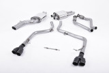 Race Catback exhaust AUDI S4 & S5 Sportback B8 3.0 TFSI V6 Milltek Sport - Black GT80 tips