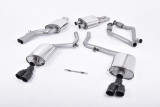 Catback exhaust AUDI S4 a S5 Sportback B8 3.0 TFSI V6 Milltek Sport - Black round tips