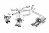 Sport catback exhaust AUDI S8 D4 4.0 TFSI Milltek Sport - Resonated / Titanium Tips
