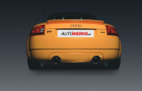 Catback výfuk Audi TT 8N quattro 1.8T Milltek Sport - bez rezonátoru / kulaté leštěné koncovky