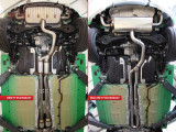 Klapkový catback výfuk AUDI TT RS 8J 2.5 TFSI Milltek Sport - bez rezonátoru