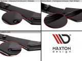 Maxton Design Prahové nástavce Audi A3 8P - černý lesklý plast
