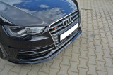 Maxton Design Spoiler předního nárazníku Audi A3 S-Line/S3 8V Hatchback  - texturovaný plast