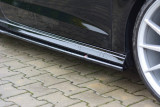 Maxton Design Prahové lišty Audi A3 S-Line/S3 8V Hatchback  - černý lesklý lak