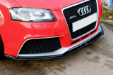 Maxton Design Spoiler předního nárazníku Audi RS3 8P - černý lesklý lak