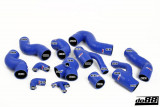 Do88 set tlakových silikonových hadic AUDI S4 A6 2,7T biturbo AGB AJK AZA ARE BES - Modré