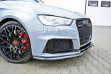 Maxton Design Spoiler předního nárazníku Audi RS3 8V Sportback V.1 - karbon