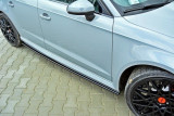 Maxton Design Prahové lišty Audi RS3 8V Sportback - texturovaný plast