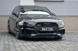 Maxton Design Spoiler předního nárazníku Audi RS3 8V Sportback Facelift V.1 - černý lesklý lak