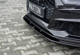 Maxton Design Spoiler předního nárazníku Audi RS3 8V Sportback Facelift V.1 - černý lesklý lak