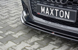 Maxton Design Spoiler předního nárazníku Audi RS3 8V Sportback Facelift V.2 - černý lesklý lak