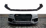 Maxton Design Spoiler předního nárazníku Audi RS3 8V Sedan Facelift V.1 - texturovaný plast