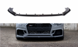 Maxton Design Spoiler předního nárazníku Audi RS3 8V Sedan Facelift V.2 - černý lesklý lak
