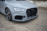 Maxton Design Spoiler předního nárazníku Audi RS3 8V Sedan Facelift V.2 - karbon