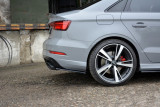 Maxton Design Boční lišty zadního nárazníku Audi RS3 8V Sedan Facelift- karbon