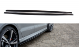 Maxton Design Prahové lišty Audi RS3 8V Sedan Facelift - černý lesklý lak