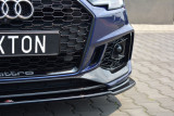 Maxton Design Spoiler předního nárazníku Audi RS4 B9 V.2 - texturovaný plast
