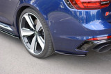 Maxton Design Boční lišty zadního nárazníku Audi RS4 B9 Avant - texturovaný plast