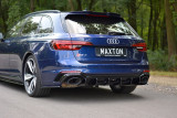 Maxton Design Spoiler zadního nárazníku Audi RS4 B9 Avant - texturovaný plast