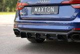 Maxton Design Spoiler zadního nárazníku Audi RS4 B9 Avant - texturovaný plast