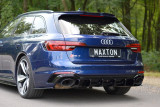Maxton Design Nástavec střešního spoileru Audi RS4 B9 Avant - černý lesklý lak