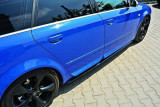Maxton Design Prahové lišty Audi A4/S4/A4 S-Line B6/B7 Avant - texturovaný plast