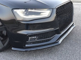 Maxton Design Spoiler předního nárazníku Audi S4 B8 Facelift V.1 - texturovaný plast